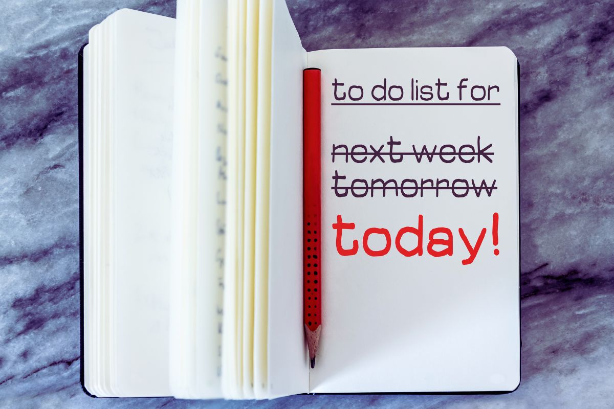 positive mindset to stop procrastinating