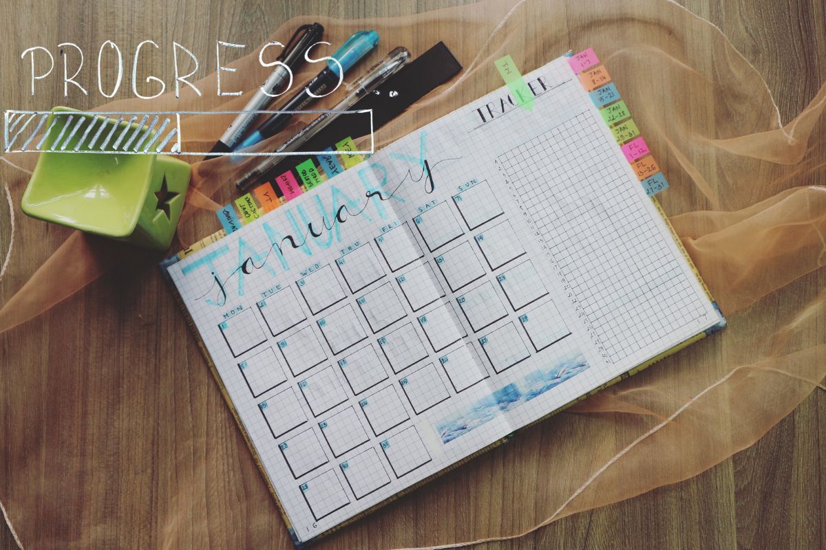 Using planners to track math progress