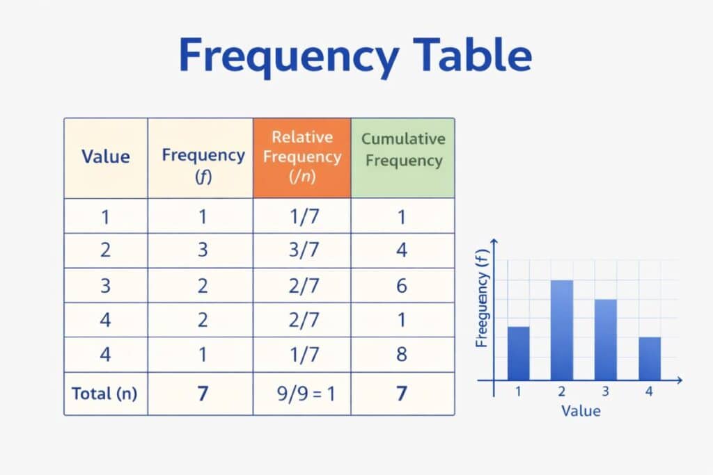 frequency table